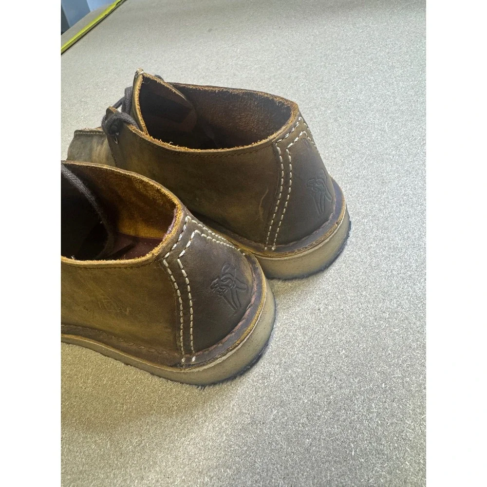 Clarks Originals Desert Boots Brown Leather Lace Up Chukka Ankle Boots Size 9.5‎